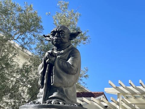 [Photo : Maitre Yoda à San Francisco]